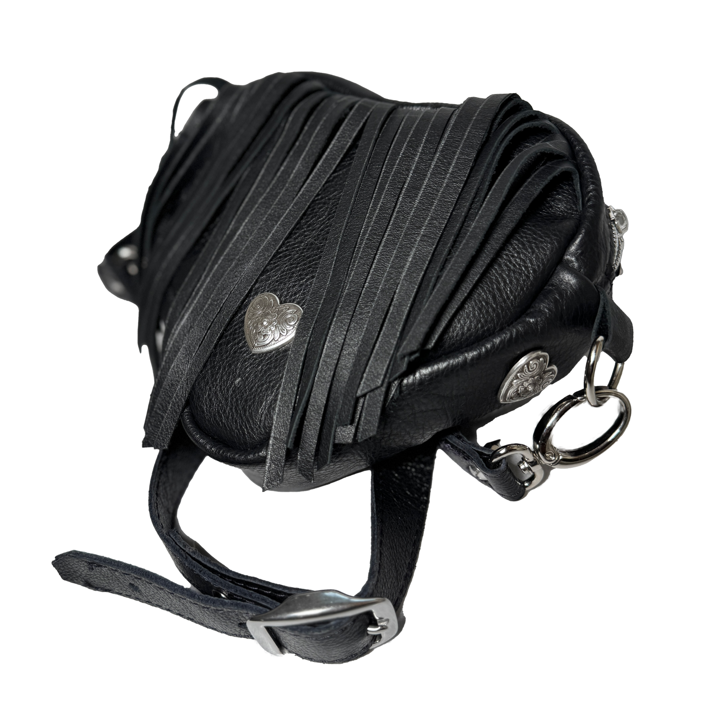 Fringed Heart Bag